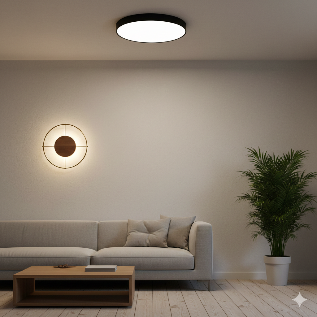 Modern Minimalist Interior Lighting setup by Magiclyt